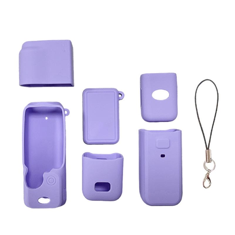 Силиконовый чехол и крышка для объектива DJI OSMO Pocket 3: Пылезащитный и Ударопрочный Защитный Аксессуар