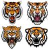 J539 # свирепый цветной тигр наклейка на автомобиль виниловая наклейка водонепроницаемые украшения автомобиля наклейки