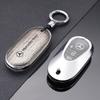 SFX1  For Mercedes Benz A B C E Class GLS GLA GLK GLC CLS CLA AMG W176 W204 W205 W212 W463 Leather Car Remote Key Case Cover Shell