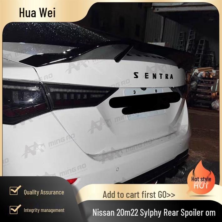 Nissan Sylphy 20-22 Rear Spoiler, No-Drill Installation