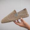Men's Casual Linen Espadrille Fisherman Canvas Shoes, Large Size, Handmade.