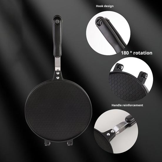 Пресс для тортильи из алюминия с антипригарным покрытием и ручкой для кухонной плиты большой мощности