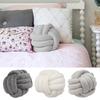 Knotted Ball Throw Pillow Ultra Soft The Bed Decorative Hand-woven Round Lamb Plush Pillow Kids Sofa Living Room