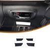 Glossy Piano Black Inner Door Bowl Trim Panel For Toyota Tacoma 2016-