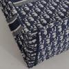 [Pre-Owned] Book Tote Hand-Embroidered Monogram Large Capacity Canvas Tote Bag - Excellent #1JRC2QE