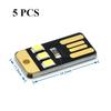 5/10 шт USB светодиодная лампа для чтения DC 5V ночник карта лампа брелок USB лампа для чтения книги подсветка для ноутбука ПК внешний аккумулятор свет
