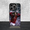 7 ФУТБОЛОВ Чехол для телефона для iPhone 16,15,14,13,12,11,Pro,Max,Plus,Mini,SE Cr7 R-ROnAlDoS Черный Конфетный Матовый Ударопрочный Чехол