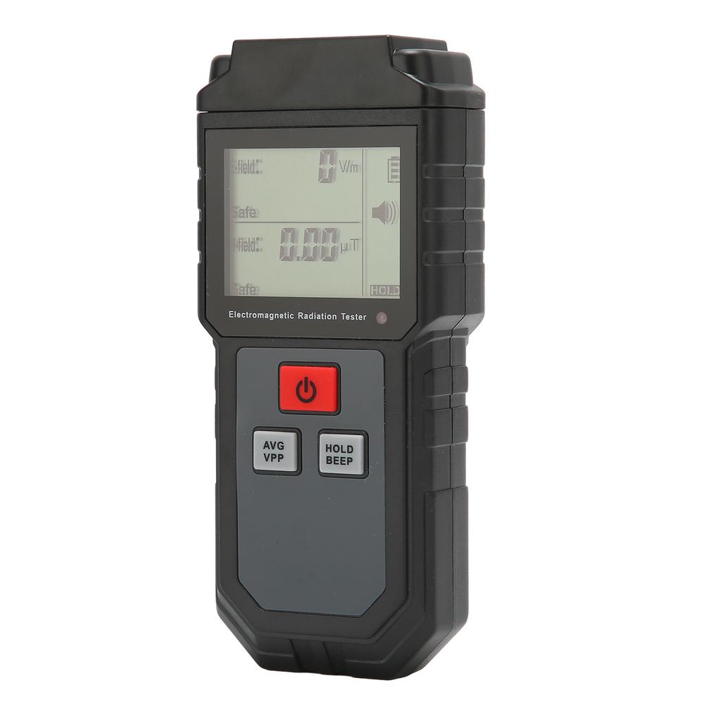 Тестер электромагнитного излучения 1В/М?1999V/M ЖК-измеритель ЭДС со звуковым и световым сигналом для дома