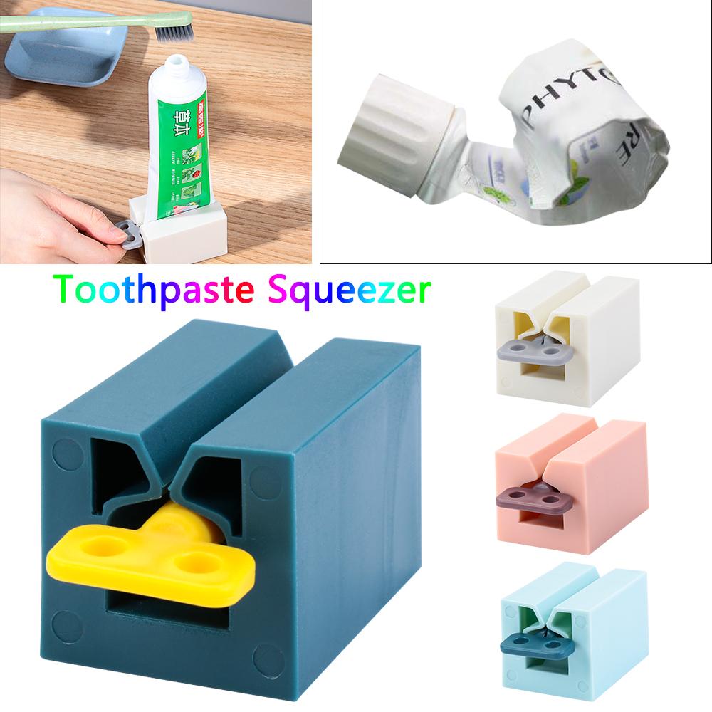 Home Living Bathroom Accessories Plastic Toothpaste Dispenser Rolling Tube Toothpaste Squeezer