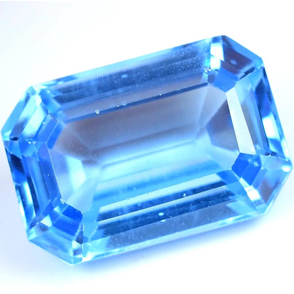 Natural Namibia Jeremejevite 17.20 Ct Emerald Certified Flawless Loose Gemstone