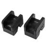 Plouluyt 2pcs Rubber Jack Pad Jack Stand Adapter Universal Rubber Slot Frame Rail Pinch Weld Protector Car Lift Pad