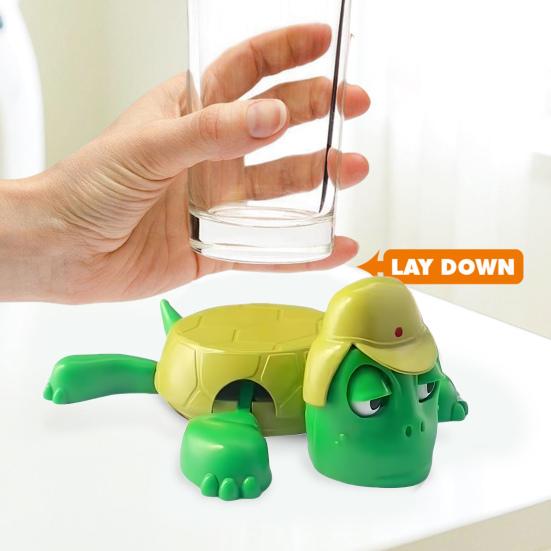 Подставка под черепаху с открытыми глазами, держатель для чашки, поднимает руку, ногу, хвост, голову, необычный защитник для стола в виде черепахи, забавный подарок для любителя черепах