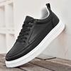 Genuine Leather Mens Casual Shoes New Lace Up Man Sneakers Simple Skateboard Footwear Leisure Walk Tenis Masculino Outdoor Shoes