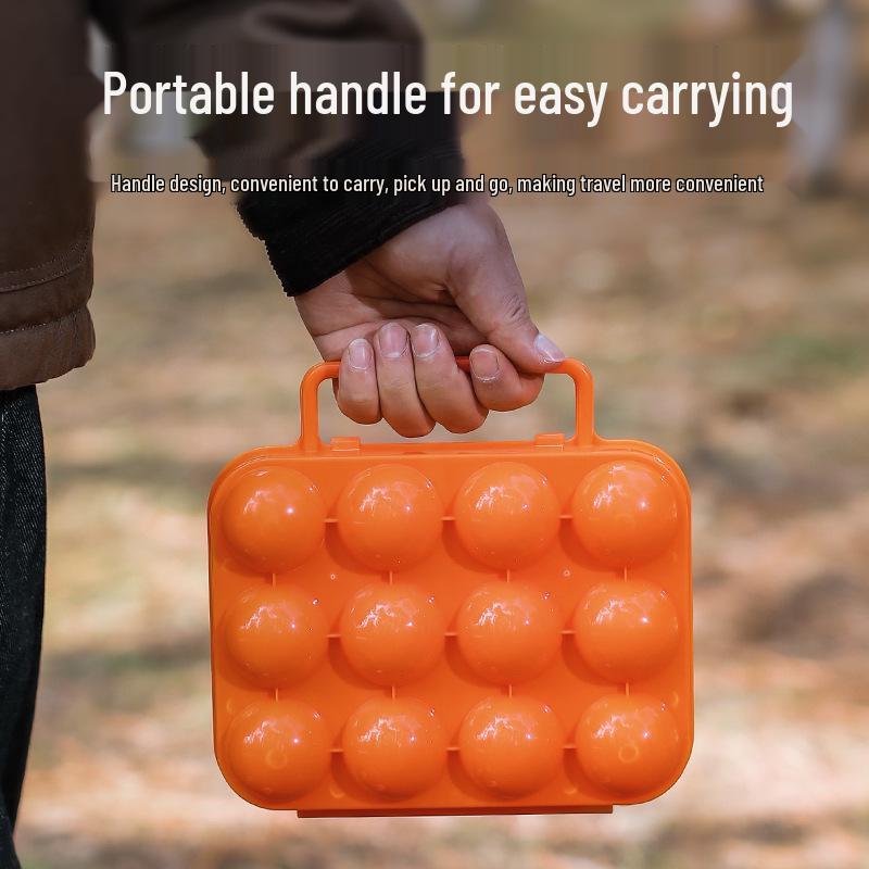 Уличный противоударный 12-ячеечный контейнер для хранения яиц - Портативный лоток для яиц для кемпинга и дома