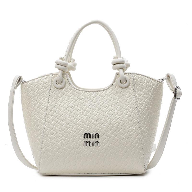 Нишевые плетеные сумки женские новые летние универсальные сумки-мессенджеры модные сумки-тоут сумки-ведра