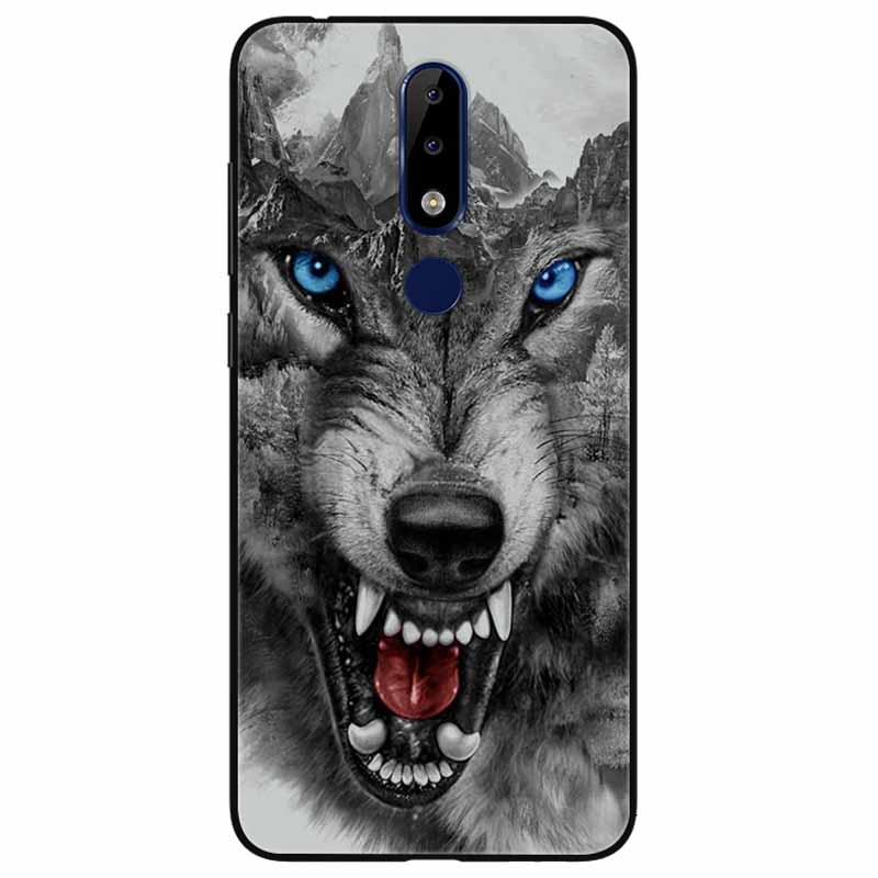Для Nokia 5.1 Plus Чехол Мягкий Силикон Мультфильм Модный ТПУ Чехлы для Телефона для Nokia X5 Обложка 5.1Плюс Милый для NokiaX5 Защитный