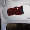 Держатель для автомобильных солнцезащитных очков с кристаллами, держатель для стаканов, автомобильная коробка для солнцезащитных очков, зажим для автомобильных стразов, аксессуары для женщин