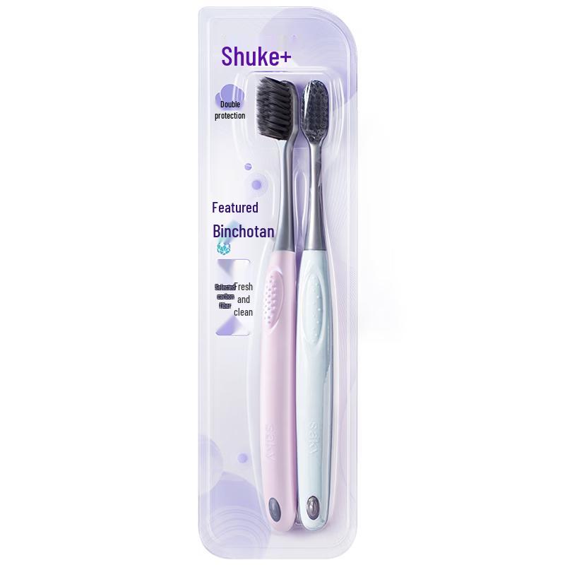 Мягкая зубная щетка Shuke с угольным покрытием