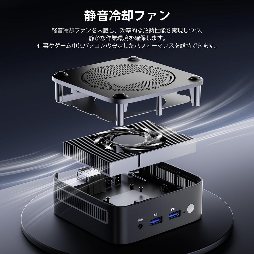 Мини-ПК 12-го поколения Intel Twin minipc 16 ГБ DDR4 512 ГБ SSD 4 ядра 4 потока Макс Windows 11 Pro Малый размер Множество портов USB Тихий одновременный