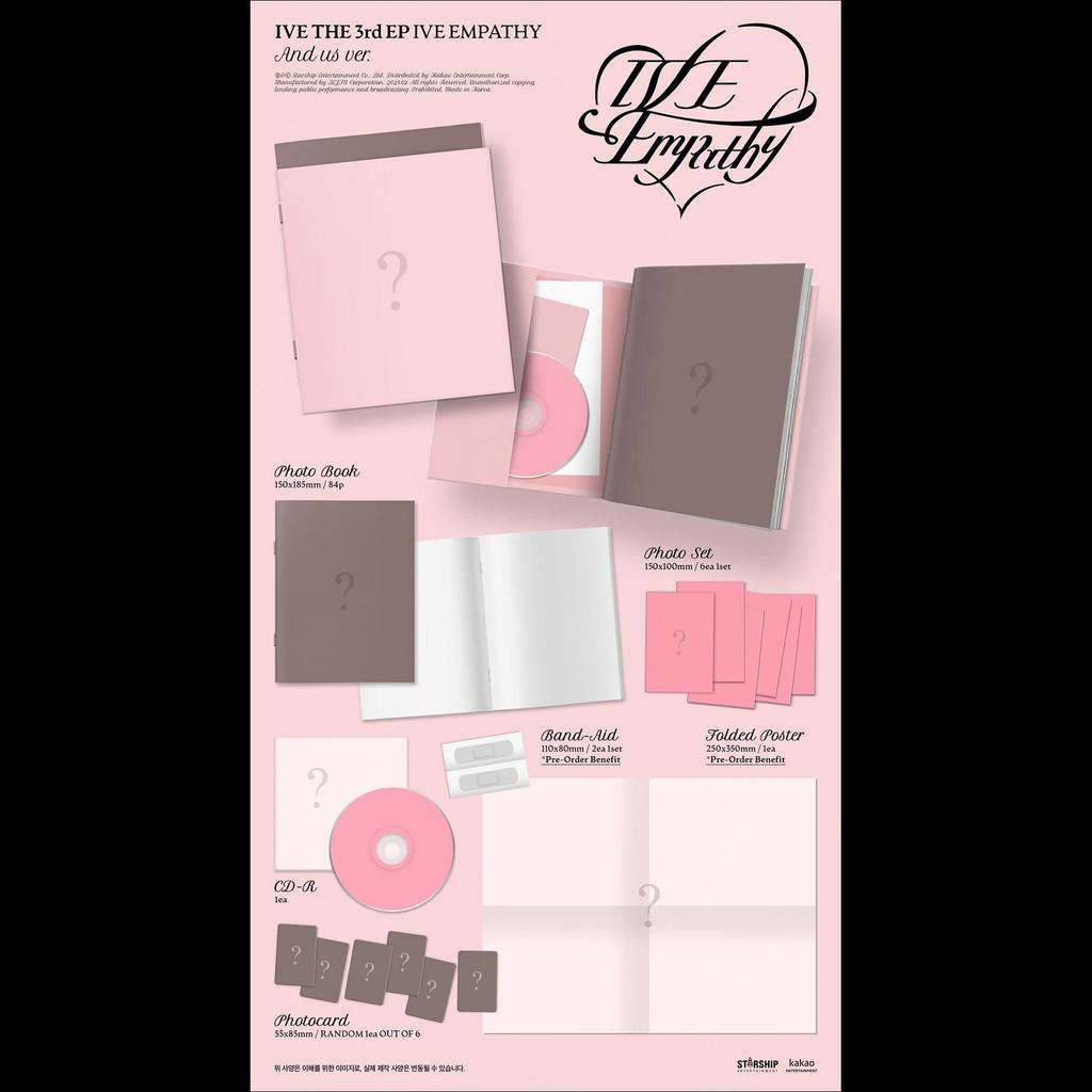 IVE IVE EMPATHY 3-й мини-альбом (Я вер.  Вы вер.  И нас вер.)