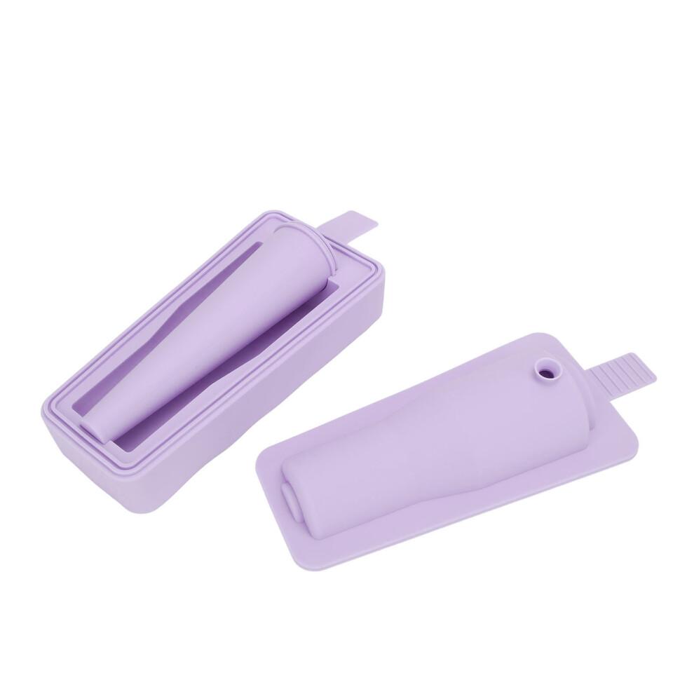 Multifunctional Silicone Ice Cube Mold for Whiskey & Cocktails, 430ml, Purple