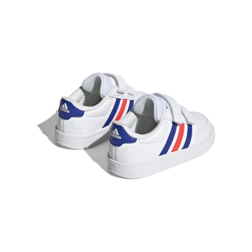 Adidas Focus Breathe In Synthetic Leather Comfortable Balance Low Top Walking Shoes Baby Shoes White HP8971