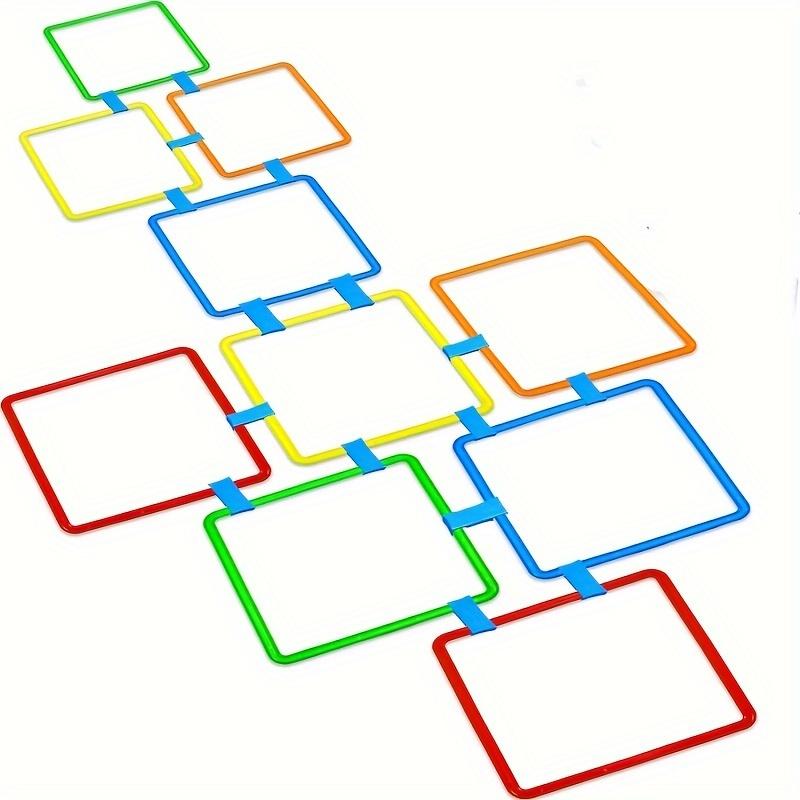 Игровой набор из 20 игрушек для сенсорных игр из прочного полипропиленового пластика с отскоками - многопользовательский отдых на свежем воздухе для улучшения быстрой реакции и ловкости, деятельность на заднем дворе