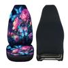 2 шт. Чехлы на сиденья автомобиля с бабочками и розами, Универсальные чехлы на сиденья только для передних сидений, Автомобильная подушка-сиденье-ковш
