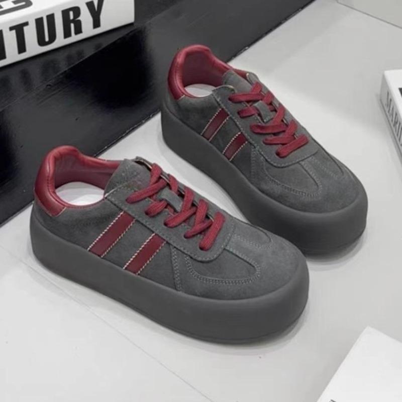 Модный новый дизайн Модная повседневная обувь Уличные кроссовки на шнуровке для женщин Женская удобная универсальная спортивная обувь Вулканизированная обувь