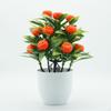 Artificial Fruit Plants Tree Potted Floral Decor Fake Flower Plant Mini