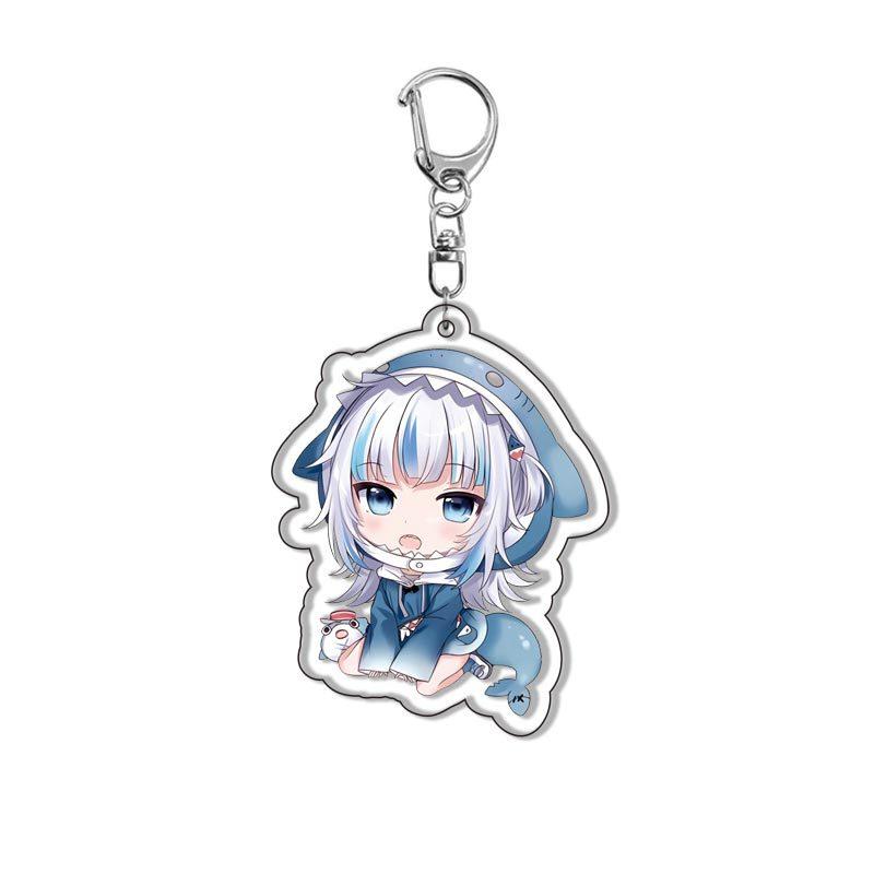 Аниме Хололайв Втубер Фигурки Косплей Акриловый Брелок Хошимати Суисей Гавр Гура Нанаши Мумей Брелок Фанаты Украшение Подарки
