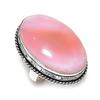 Pink Opal Gemstone 925 Sterling Silver Jewelry Ring Size 9