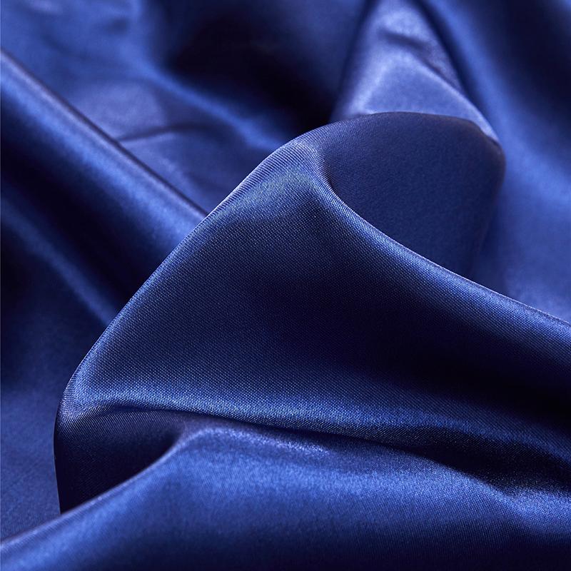 Высококачественная наволочка из искусственного шелка Queen с эластичной резинкой, однотонная гладкая атласная наволочка, легко снимается и стирается. Наволочки