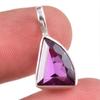 Natural Alexandrite Gemstone Handmade 925 Solid Sterling Silver Pendant 1'' L0s03