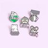 Cute Cartoon Animal Brooches Featuring Adorable Cats Penguins And Polar Bears For Unique Style