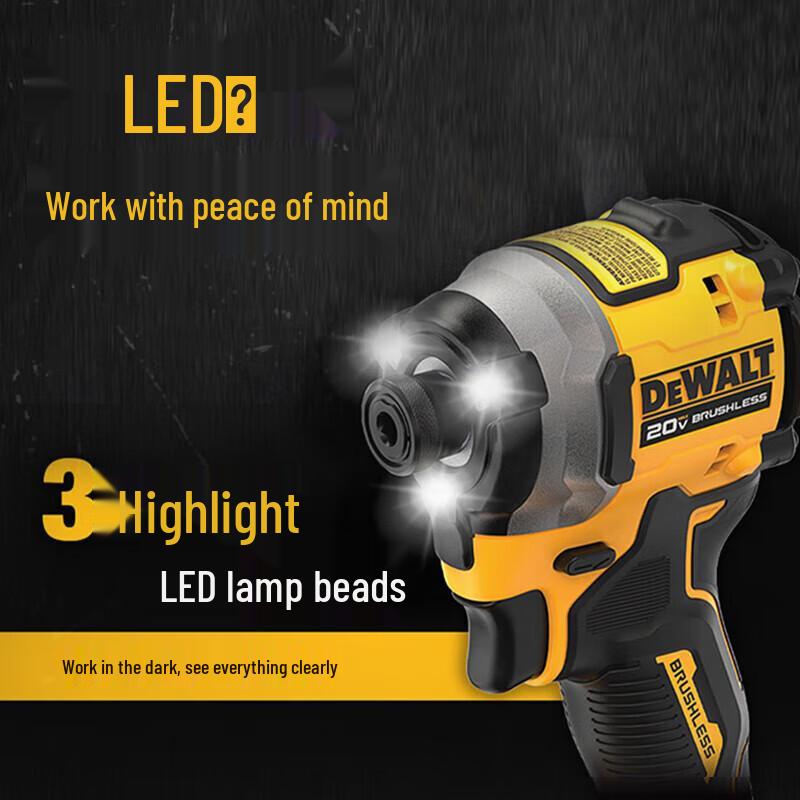 DeWalt 20V MAX Brushless Cordless Impact Driver CN plug (adapter included)