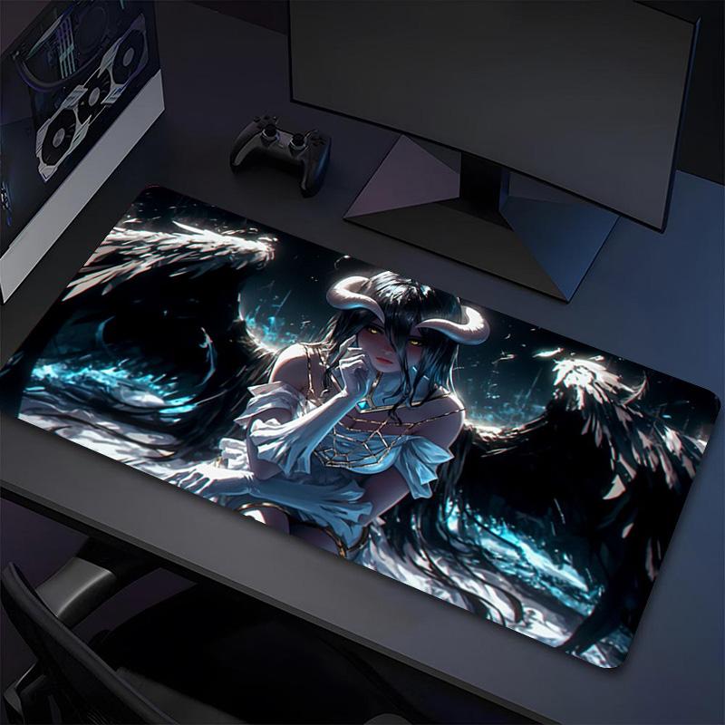Игровой коврик для мыши Dark Wings XL Нескользящая резиновая основа Прошитый край Водонепроницаемый коврик для стола для ПК Ноутбука Игрока Офиса Компьютерные Аксессуары C929310
