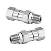 /3pcs /Stainless /Steel 360 Degree Swivel Fitting Free High Pressure Washer Connector Up To 4000 PSI For Car Cleaning Tool