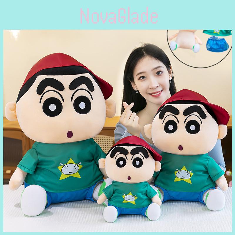 Adorable Crayon Shin Chan Plush Toy In Hoodie Design Soft And Cuddly Doll For Kids