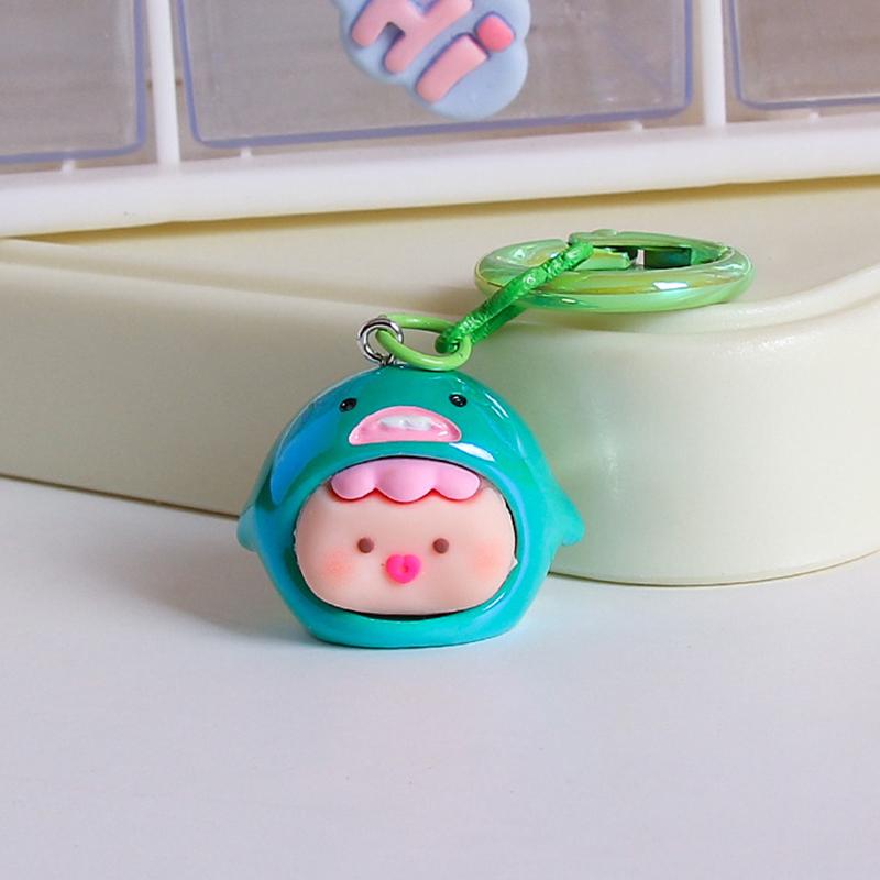 Kawaii милый брелок мультфильм стереоскопический смола океан кукла брелок кулон рюкзак украшения аксессуары подарки