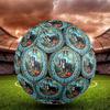 Bernese Mountain Dog Glass Round Football Size 5 Adult Ball Suitable for Training Matches and Outdoor Team.