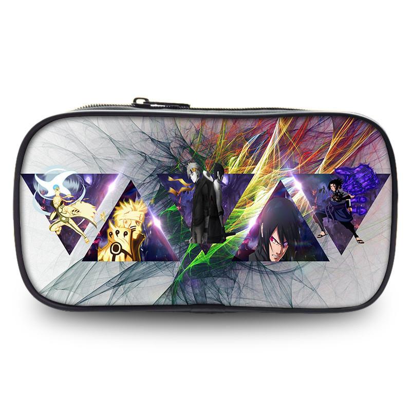 Naruto Anime Character Print Single Layer Stationery Storage Bagfor Students