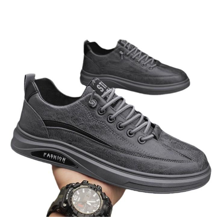 Autumn Men's Shoes 2025 New Breathable Tooling Shoes Men's Trend Versatile Martin Boots Men's Platform Casual Board Shoes