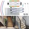 Stair Light Controller Kit 32 Channels Indoor LED Motion Sensor For Stairs Flexible Strip DC 12V 24V Stairway Lighting