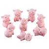 Орнамент Розовый Поросенок Непослушный Микроландшафтная Декорация Кукольный Домик Аксессуар Поросенок Миниатюрная Полимерная Ремесленная Фигурка