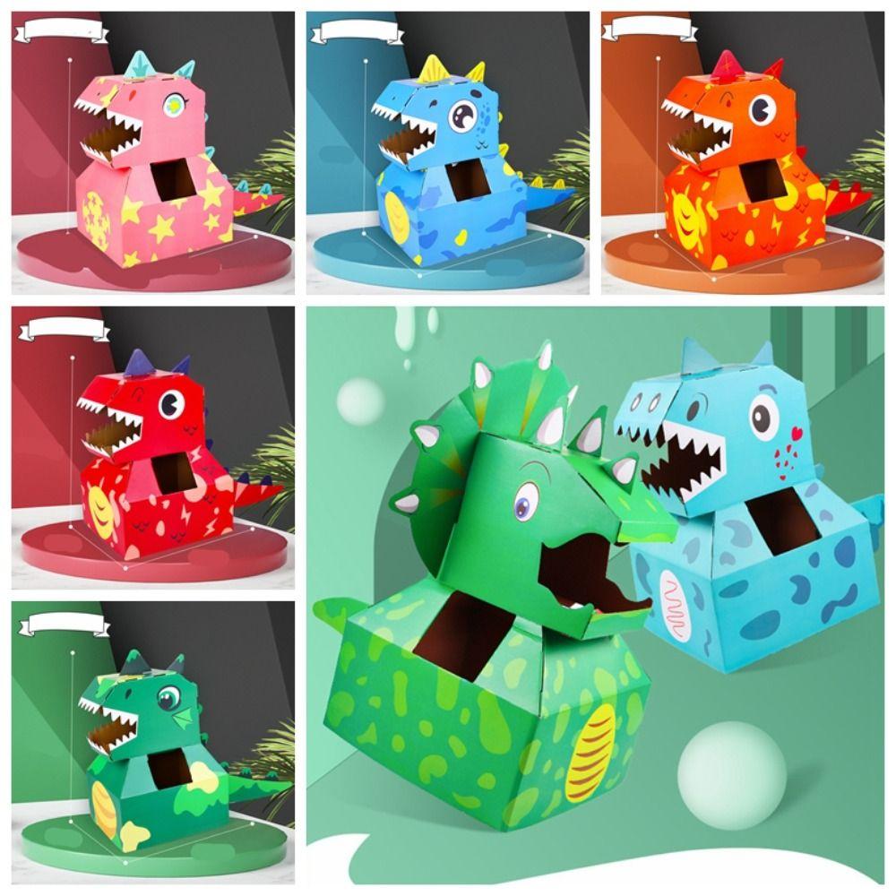 Wearable Cardboard Box Dinosaur Toy Paper  Funny   Large