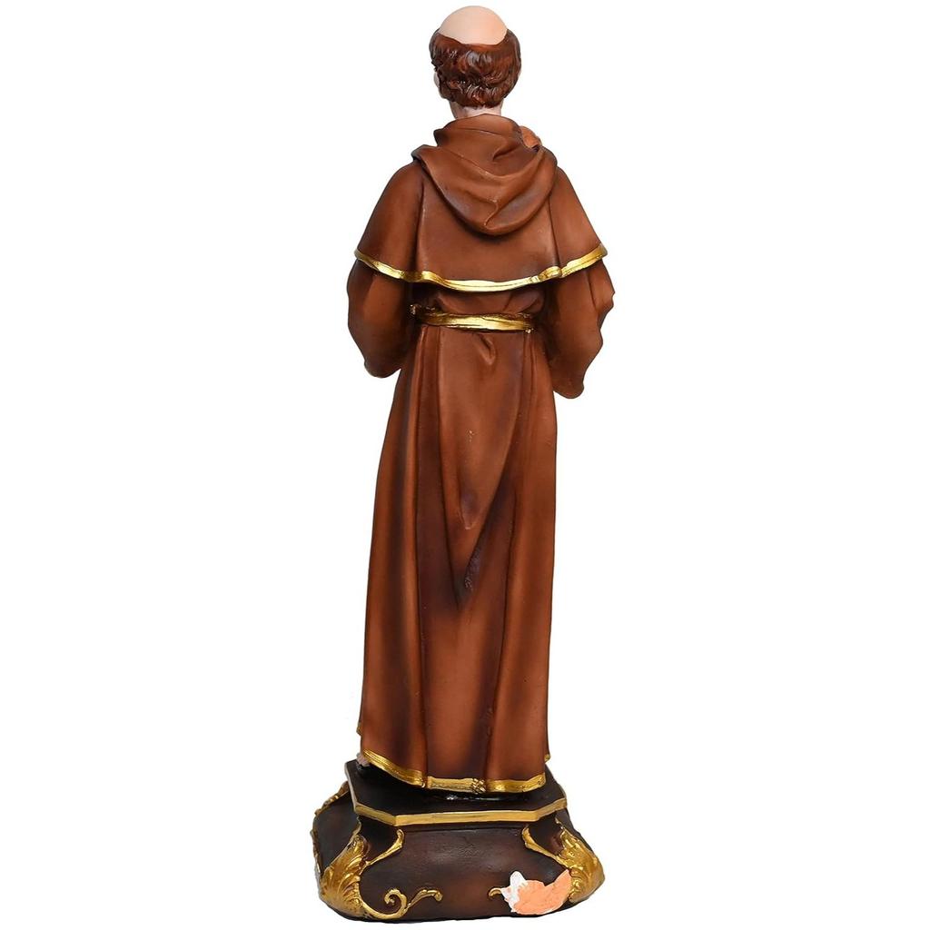 St Anthony Statue of Patron St Anthony of Padua for Home Altar 12 Inches