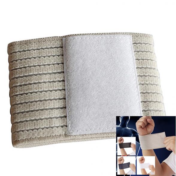 Новый эластичный бандаж для запястья, лодыжки, локтя, колена, спортивный бандаж для спортзала, поддержка