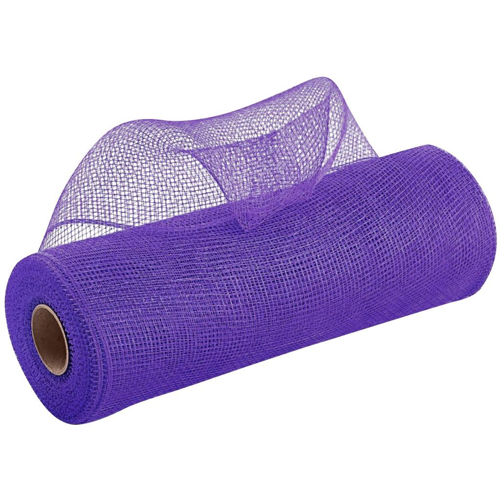 Poly Mesh Ribbon With Foil Each Roll For Wreaths Swags Bows Wrapping And Decorating