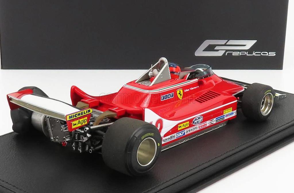 GP REPLICAS Масштаб Ferrari F1 312 T4 Гран-при Нидерландов 1979 Жиль Вильнёв Ferrari GILLES VILLENEUVE GP002CN Ограниченная серия 500 экземпляров 1/18 #12